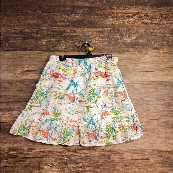 Sigrid Olsen Colorful Tropical Mini Skirt - Picture 1 of 9